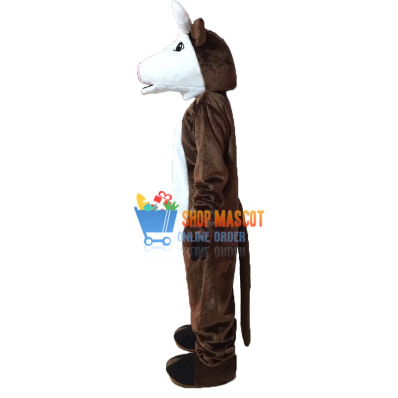 Cute Henry Hereford Cow Mascot Costume