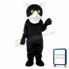 Black Little Cat Adult Mascot Costume