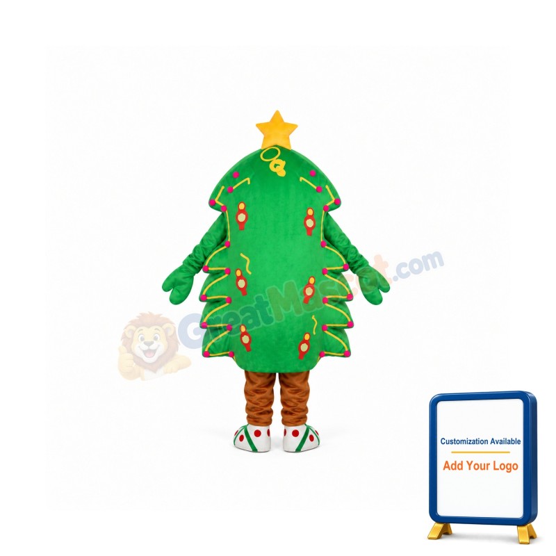 Christmas Tree Mascot Adult Costume