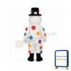 Flower Snowman Mascot Adult Costume