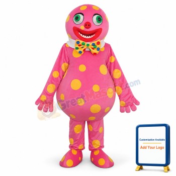 Spotted Clown Mascot Adult Costume
