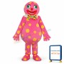 Spotted Clown Mascot Adult Costume