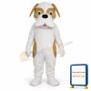 Brown and White Dog Adult Mascot Costume