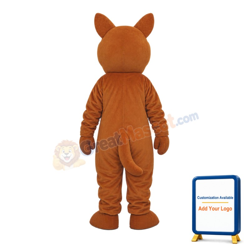 Brown Dog Mascot Adult Costume