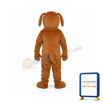 Golden Dog Mascot Adult Costume
