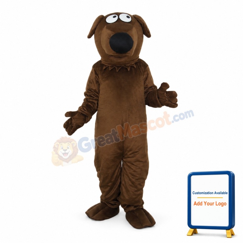Big Nose Dog Mascot Adult Costume