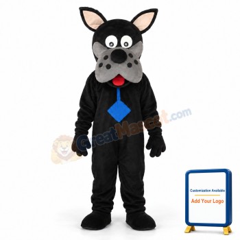 Black Scooby-Doo Mascot Adult Costume