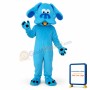 Blue Dog Mascot Adult Costume