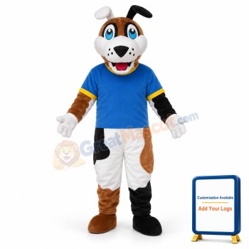 Mitt Dog Mascot Adult Costume