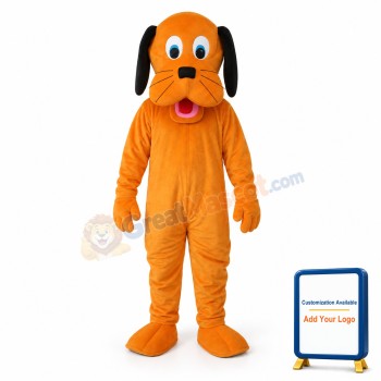 Orange Dog Mascot Adult Costume