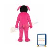 Pink Dog Mascot Adult Costume