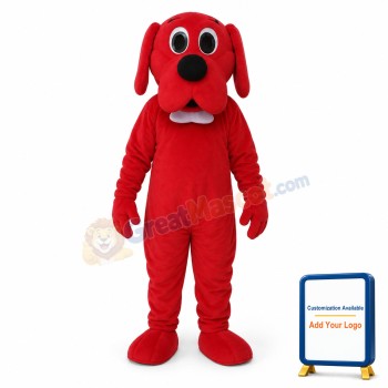 Red Potter Dog Mascot Adult Costume