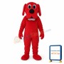 Red Potter Dog Mascot Adult Costume