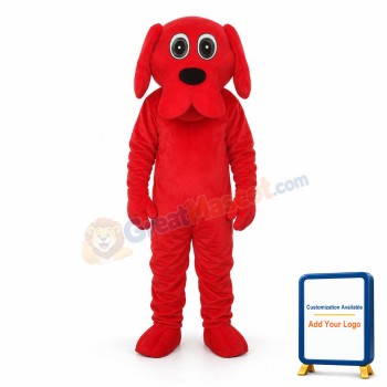 Rooney Red Dog Mascot Adult Costume