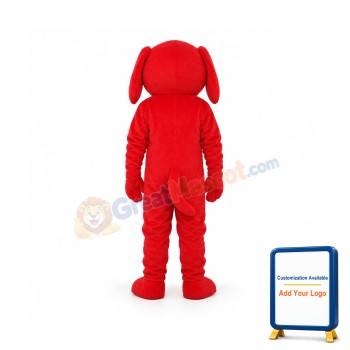 Rooney Red Dog Mascot Adult Costume
