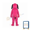 Rose Dog Mascot Adult Costume