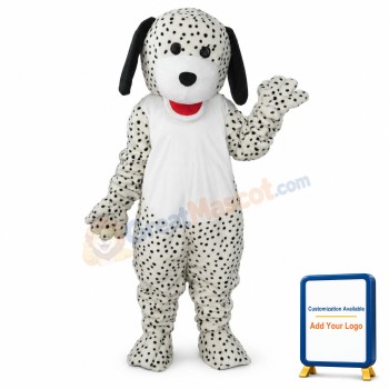 Spotted Colourful Dog Mascot Adult Costume