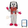 White Dog Mascot Adult Costume Free Shipping