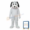 Little White Dog Mascot Adult Costume