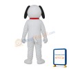 Little White Dog Mascot Adult Costume