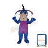 Blue Eeyore Adult Mascot Costume Free Shipping