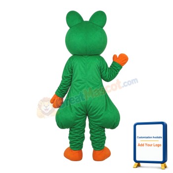 Red Mouth Odd Frog Mascot Adult Costume