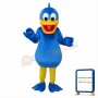 Blue Duck Plush Mascot Adult Costume