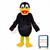 Long Wool Black Duck Mascot Adult Costume