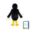 Long Wool Black Duck Mascot Adult Costume