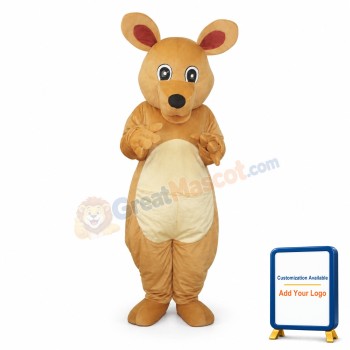 Big Eyes Kangaroo Adult Mascot Costume Free Shipping