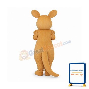 Big Eyes Kangaroo Adult Mascot Costume