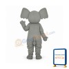 Little Grey Elephant Mascot Adult Costume