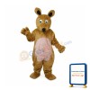 Long Hair brown Kangaroo Mascot Adult Costume