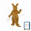Long Hair brown Kangaroo Mascot Adult Costume