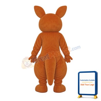 Long-feet Kangaroo Plush Mascot Adult Costume