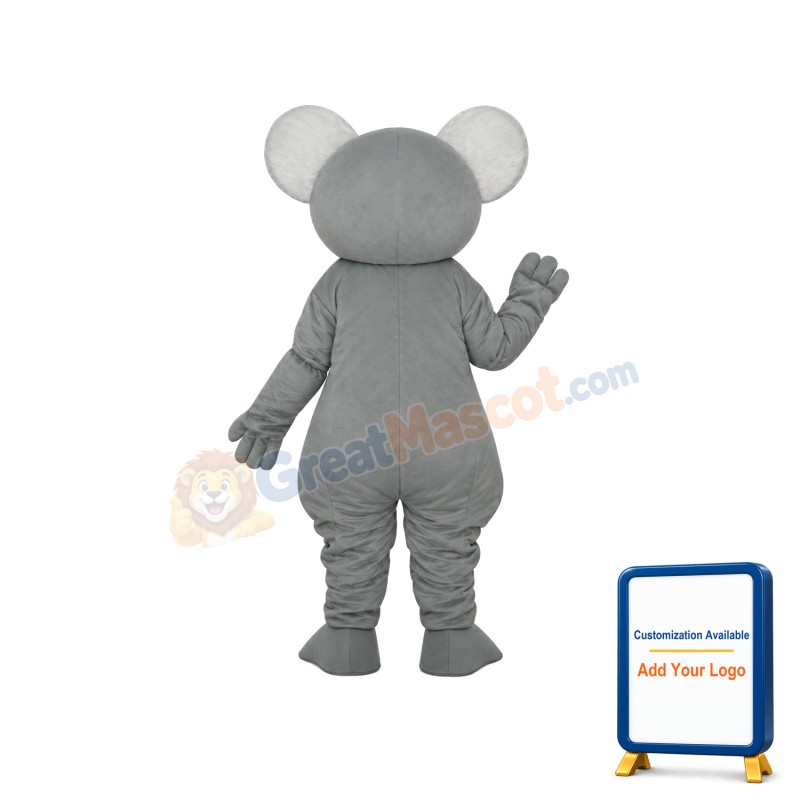 Grey 3rd Version Koala Mascot Adult Costume