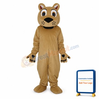 Beardless Lion Mascot Adult Costume
