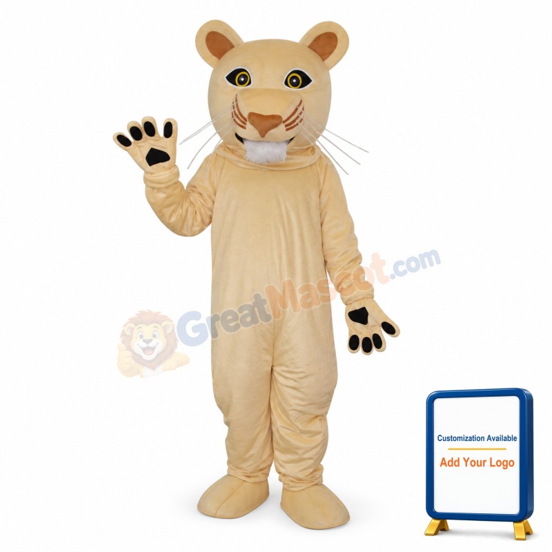 Cougar Mascot Adult Costume