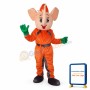 Orange Elephant Mascot Adult Costume