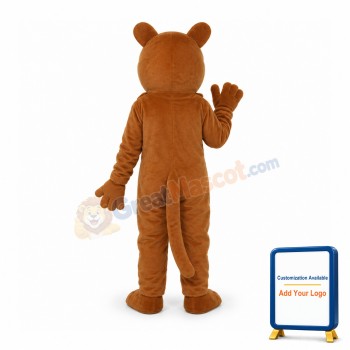 Golden Cougar Mascot Adult Costume