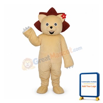 Golden Lion Mascot Adult Costume