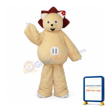 Modified Version of Golden Lion Mascot Adult Costume