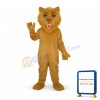 Old Brown Lion Mascot Adult Costume