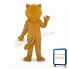 Old Brown Lion Mascot Adult Costume