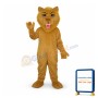 Old Brown Lion Mascot Adult Costume