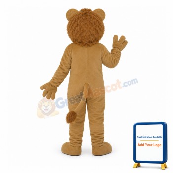 Light Brown Lion Mascot Adult Costume