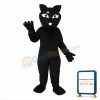 Black Fox Mascot Adult Costume