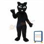 Black Fox Mascot Adult Costume