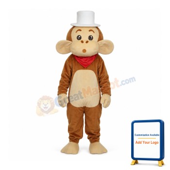Cap Monkey Mascot Adult Costume Free Shipping