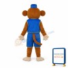 Clown Monkey in Blue Vest Mascot Adult Costume